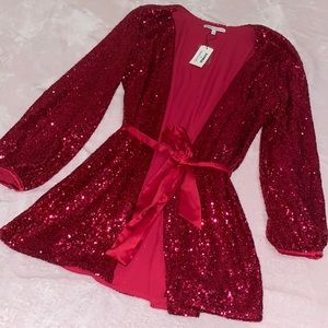 Hot pink robe
